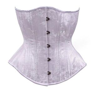 Timeless Trends 30" White Hourglass Underbust Corset